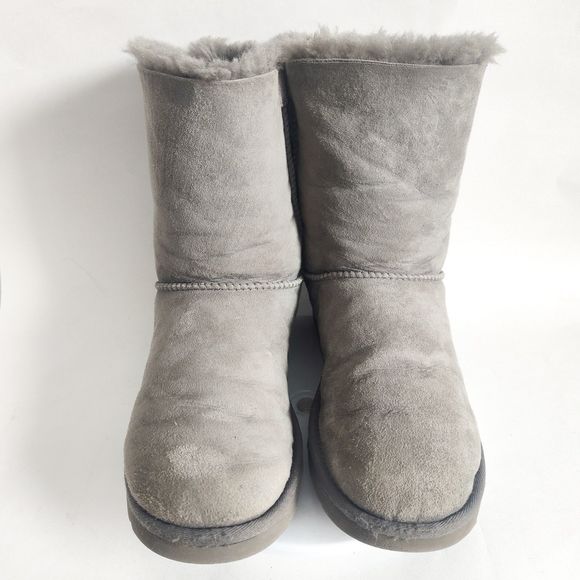 UGG Gray Bailey Bow II- Sz 8 - Picture 5 of 13
